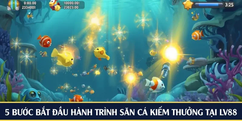 5 bước bắt đầu hành trình săn cá kiếm thưởng tại LV88