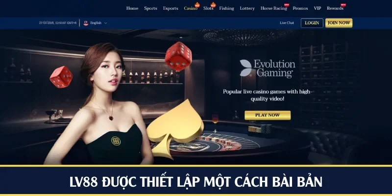 LV88 được thiết lập một cách bài bản